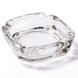 Glass Ashtray for Cigarettes Sturdy Transparent Outdoor Cigar Ashtray