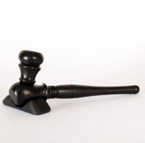 3 Pipe Set Premium Wood Hand Carved Smoking Pipes, with Easy Top Grinder L3GABLN