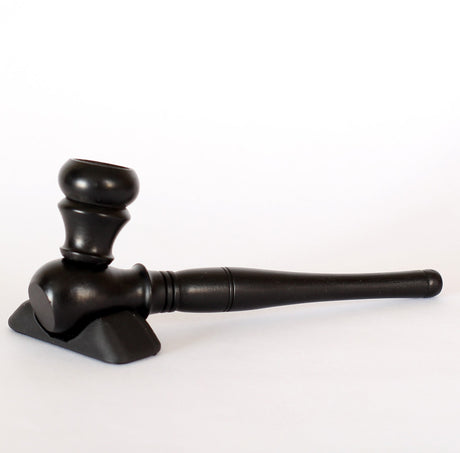 3 Pipe Set Premium Wood Hand Carved Smoking Pipes, with Easy Top Grinder L3GABLN