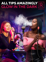 CANDY HOOKAH TIPS 60 PCS GLOW IN THE DARK JOLLY TIPS INDIVIDUALLY WRAPPED