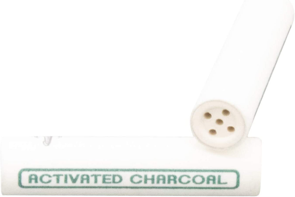 Box of 40 White Elephant 9Mm Active Charcoal Pipe & RYO Cigarette Filters - 3406