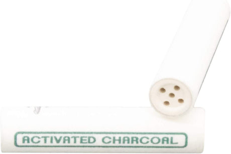 Box of 40 White Elephant 9Mm Active Charcoal Pipe & RYO Cigarette Filters - 3406