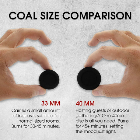 SUNLIGHT® QUICK LIGHT CHARCOAL TABLETS FOR INCENSE