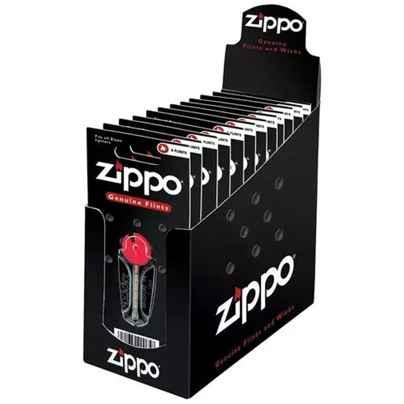 ZIPPO REPLACEMENT LIGHTER FLINTS – 24 PACK (144 TOTAL FLINTS)