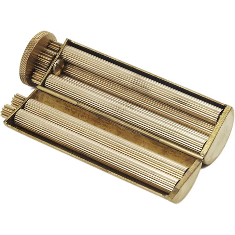 SOLID BRASS MANUAL CIGARETTE ROLLING MACHINE – FITS 70 MM ROLLING PAPERS