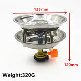 OUTDOOR GAS HOOKAH CHARCOAL BURNER PORTABLE COAL HEATER FAST BURNING SHISHA ACCESSORY