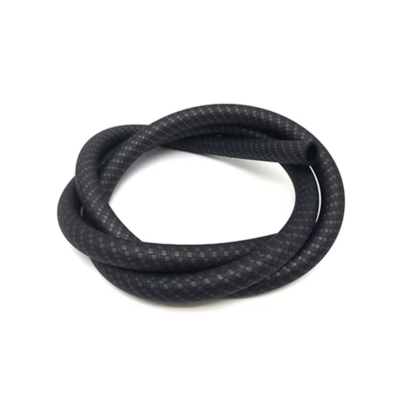 COLORFUL SILICONE HOOKAH HOSE CARBON FIBER SKULL DESIGN 12MM ID 17MM OD 1500MM