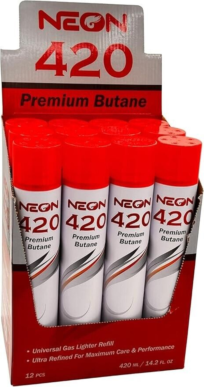 NEON PREMIUM 11X ULTRA-REFINED BUTANE REFILL CAN – 420 ML