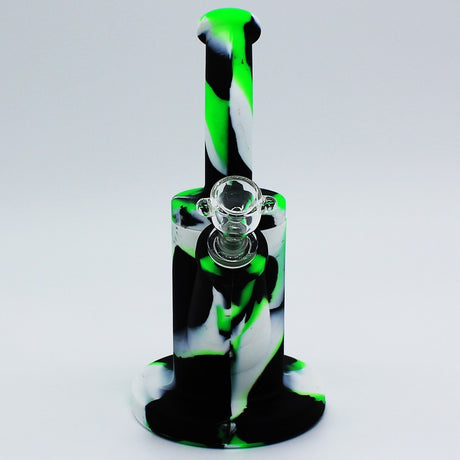 Silicone Rig Smoking Water Pipe Tobacco with 14Mm Glass Bowl