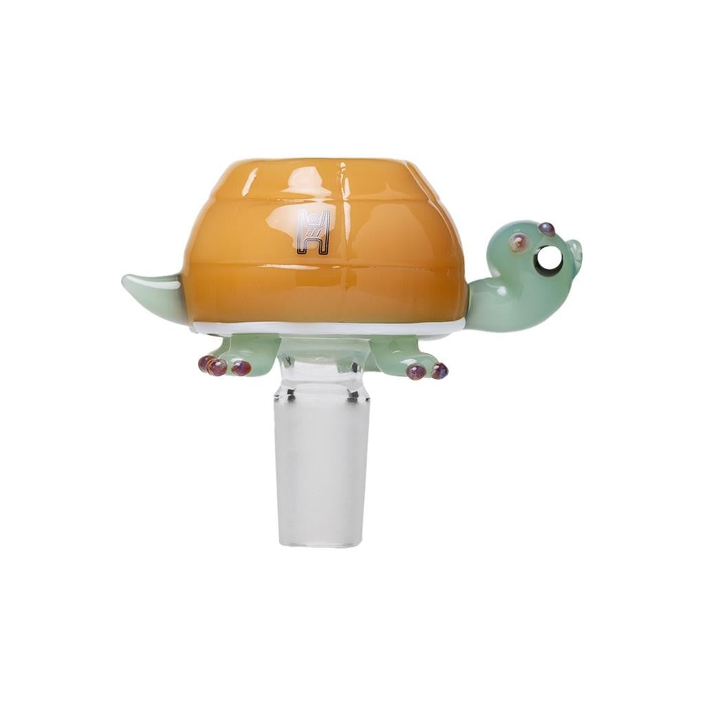 Human Grade Animal Bowl 1 TURTLE 3" 14Mm Male Borosilicate Glass Hand Made