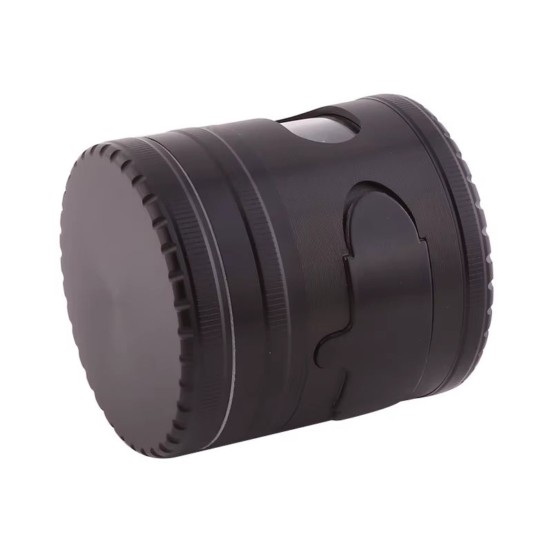 63 MM 5-LAYER ZINC ALLOY HERB & TOBACCO GRINDER – DURABLE HAND GRINDER