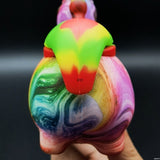 4.7 Inch Hookah Animal Silicone Bong Smoking Water Pipe Shisha + Glass Bowl Hot