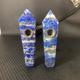 Natural Quartz Smoking Pipe Crystal Point Wand Stone Rock Obelisk Healing 1Pc