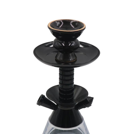 SIX HOLES CERAMIC FUNNEL HOOKAH BOWL WITH INTEGRATED HEAT HOLDER