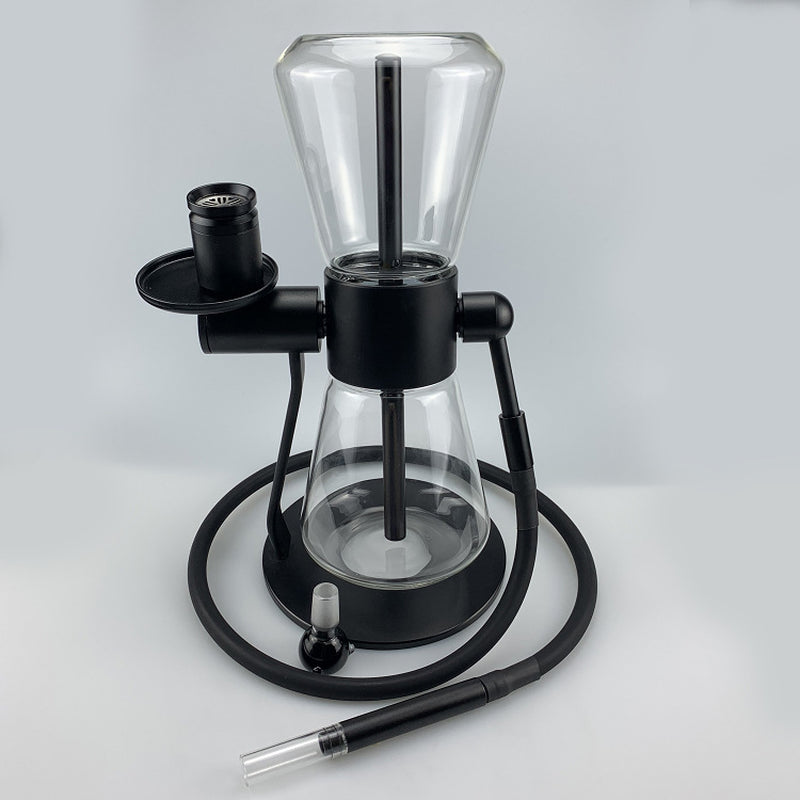 HOURGLASS TYPE ROTARY GRAVITY HOOKAH