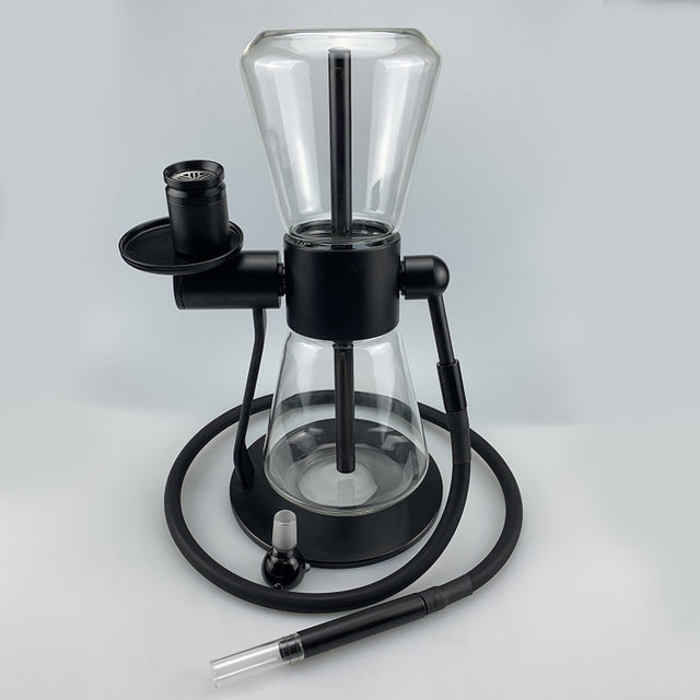 HOURGLASS TYPE ROTARY GRAVITY HOOKAH