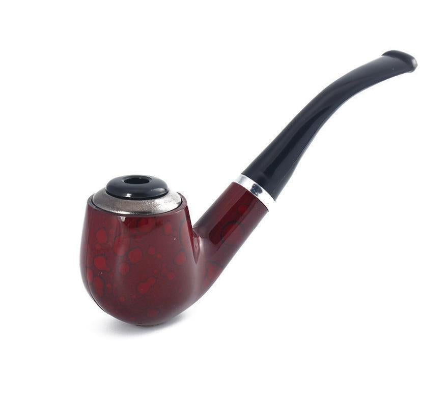 Durable Wooden Wood Sense Smoking Pipe Tobacco Cigarettes Cigar Resin Pipes Gift