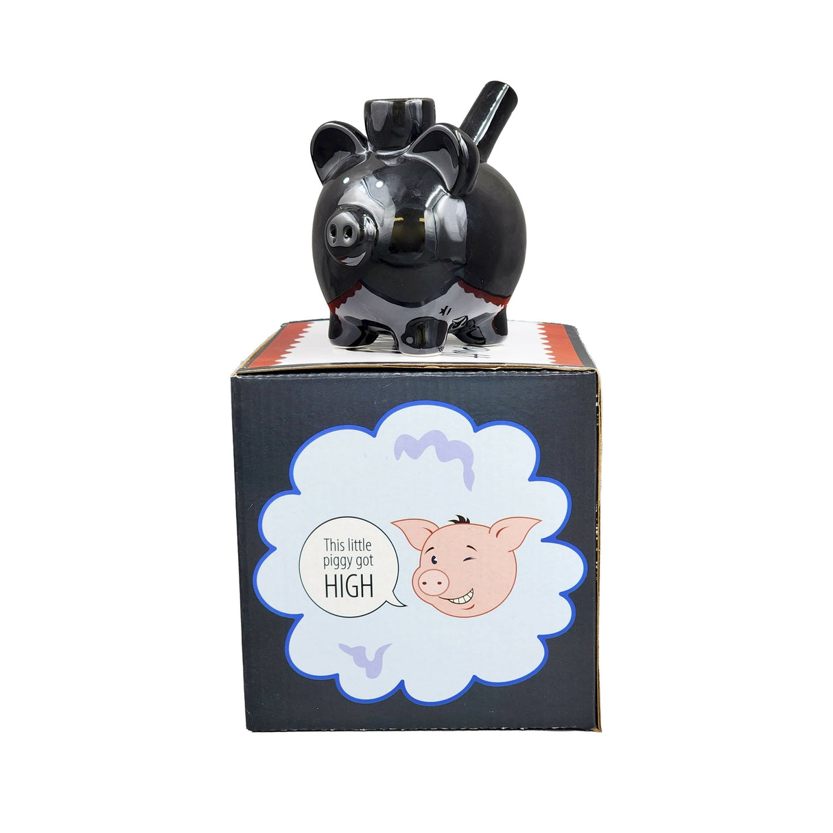 Pig Ceramic Tobacco Pipe Unique Animal Pipe Smoking Bowl Smoke
