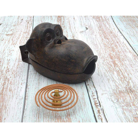 Retro Brown Cast Iron Big Monkey Decor Cigar Ashtrays, Best Gift for Smokers Men and Women