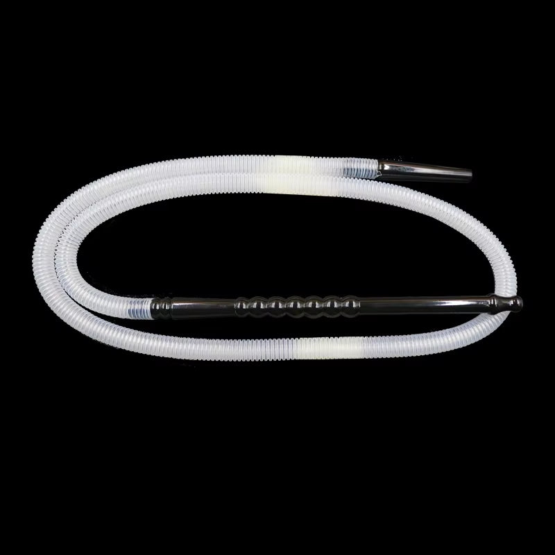 DISPOSABLE PLASTIC HOOKAH HOSE WITH LONG MOUTHPIECE 150CM SHISHA ACCESSORY