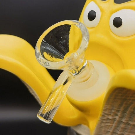 6.7" Angry Banana Hookah Silicone Water Pipe Smoking Hand Pipes Bubbler Yellow