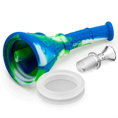 6.4 " Silicone Smoking Water Pipe Bong Tobacco Bubbler Different Colors