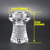 GLASS HOOKAH BOWL WITH NET SHISHA HOOKAH HEAD ACCESSORY