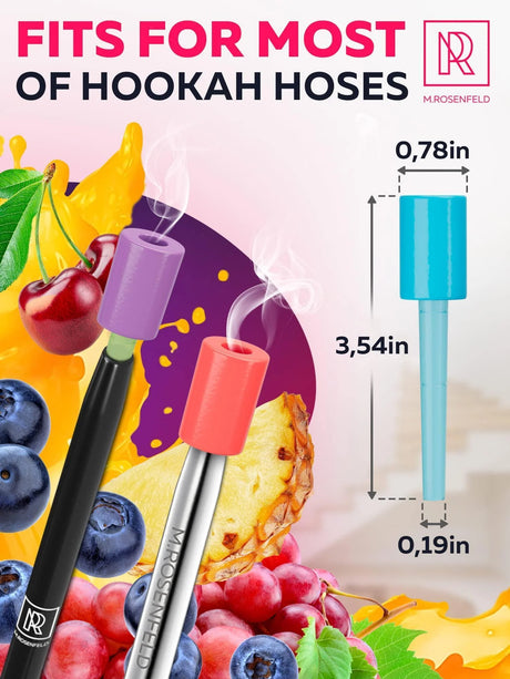 CANDY HOOKAH TIPS 60 PCS GLOW IN THE DARK JOLLY TIPS INDIVIDUALLY WRAPPED