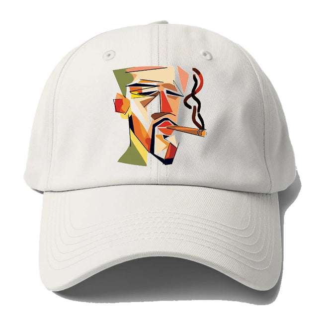 CIGAR COOL ABSTRACT SMOKER BASEBALL CAP
