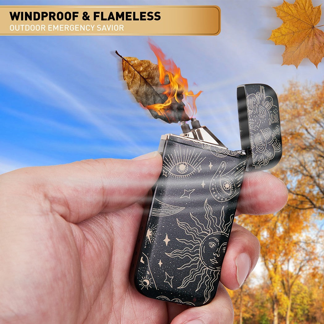 Electric Arc Lighter USB Rechargeable Windproof Flameless Plasma Lighter Gifts