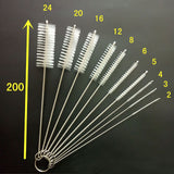 10Pcs Pipe Cleaners Brush Smoking / Tobacco Pipe Cleaning Tools White 10 Sizes