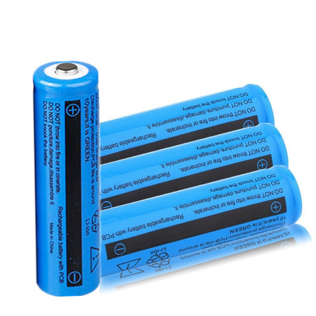 10-PACK 18650 3000MAH 3.7V LI-ION RECHARGEABLE BATTERIES