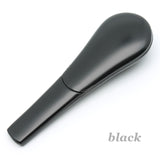 3.8" Metal Smoking Pipes Magnetic Lid Zinc Alloy Smoke Bowl Tobacco Black Pipe