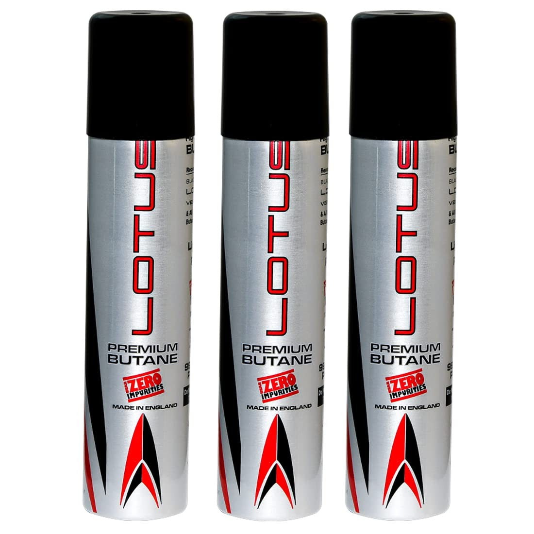 LOTUS 99.99% PURE BUTANE LIGHTER FUEL GAS REFILL – 90 ML (3 PACK)