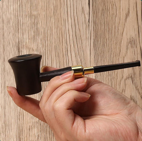1 Durable Wooden Wood Smoking Pipe Tobacco Cigarettes Cigar Pipes Enchase Gift22