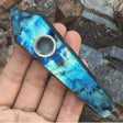 Natural Quartz Smoking Pipe Crystal Point Wand Stone Rock Obelisk Healing 1Pc