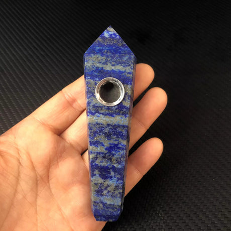 Natural Quartz Smoking Pipe Crystal Point Wand Stone Rock Obelisk Healing 1Pc