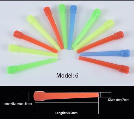 50 PCS DISPOSABLE SHISHA HOOKAH MOUTHPIECES 94MM COLORFUL MOUTH TIPS