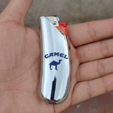 Fashion Metal Lighter Case Cover Shell Holder for Bic Lighters Sleeve J5 J6 Type Mini/Standard without Lighter