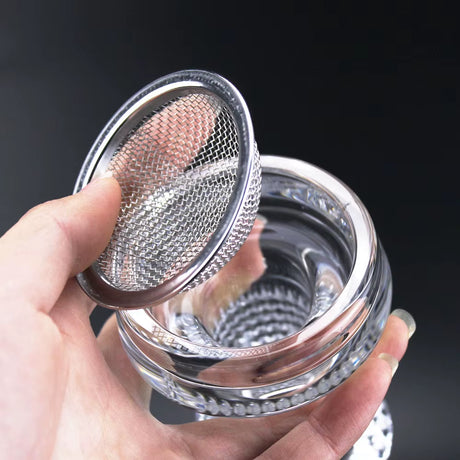 GLASS HOOKAH BOWL WITH NET SHISHA HOOKAH HEAD ACCESSORY