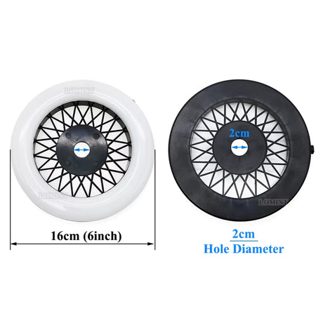 HOOKAH LED RING LIGHT RECHARGEABLE RGB COLORFUL SHISHA LAMP WITH GRID BUCKLE