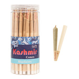 Kashmir Pre Rolled Cones King Size Blueberry Flavored Rolling Paper Cones 50 Ct