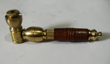 Metal Tobacco Chamber Smoking Pipe Genuine USA Brass Long Pipe Bowl