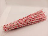 Pipe Cleaners (12), Super-Soft Cloth Bristles Strong Metal Core -15Cm