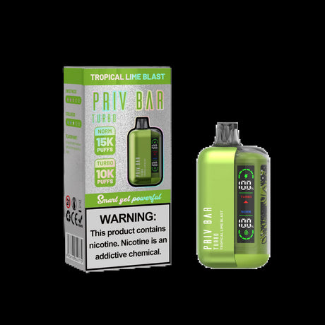 PRIV BAR TURBO DISPOSABLE DEVICE – 15K PUFFS