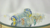 25 JAX Jack Glass Pipe Screen HIGHTEMP PYREX Tempered Mix Color Small-Med SIZE