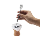 RETRO HOOKAH FORK TOOL WITH TWISTED MACE DESIGN SHISHA ACCESSORY