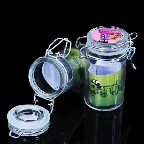 AIRTIGHT HERB & TOBACCO STORAGE JAR – CLAMPING LID, KEEPS FRESH