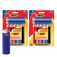 BIC CLASSIC POCKET LIGHTERS – ASSORTED COLORS (14 PACK)