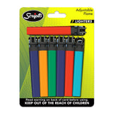 Views, Adjustable Flame, Pocket Lighter, Multi-Color (7 Count)